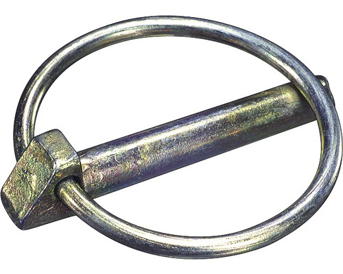 Bolțuri de siguranță cu inel Dresselhaus Ø4,5 mm oțel zincat galben, 100 bucăți-0