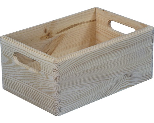 Cutie lemn cu mânere 300x200x140 mm