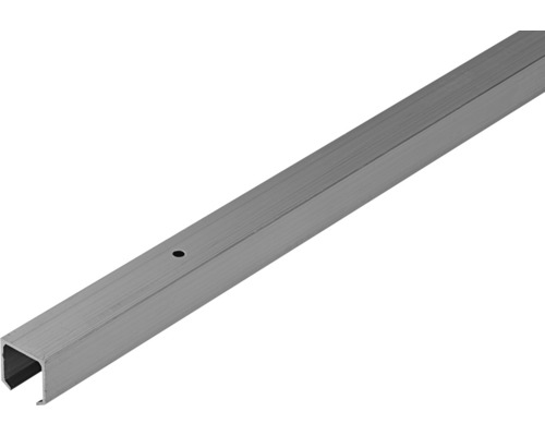 Profil simplu de rulare Hettich TopLine 8 & 8g 2m pentru uși glisante, aluminiu