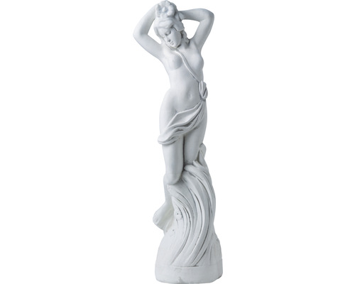 Statuie deco grădină 'Meda' H 84 cm albă