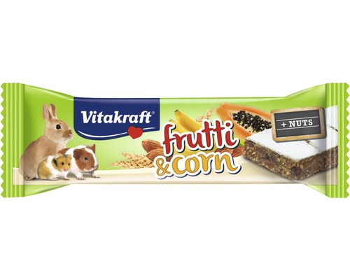Hrană pentru rozătoare, Vitakraft Frutti Felie de fructe, 30 g-0