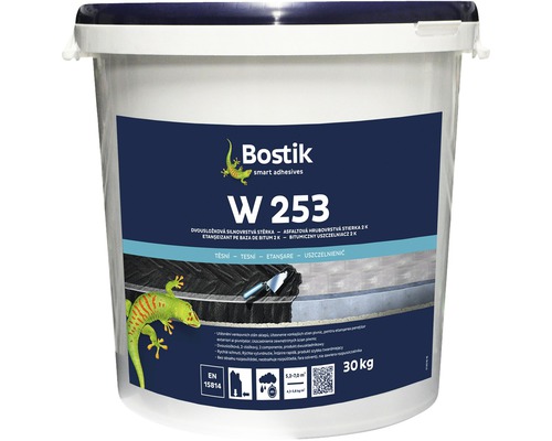 Etanșeizant bituminos bicomponent Bostik W253 pentru fundații și beciuri 30 kg