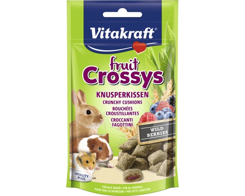 Gustare pentru rozătoare, Vitakraft Fruit Crossys, 45 g