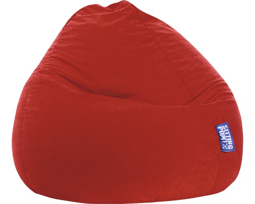 Fotoliu puf beanbag Easy L roșu închis 70x90 cm-0