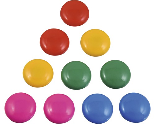 Set magneţi diverse culori Verpackungsdesign, 10 piese