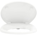 Capac WC cu funcție de bideu form & style, închidere lentă, alb, 47,3x37 cm