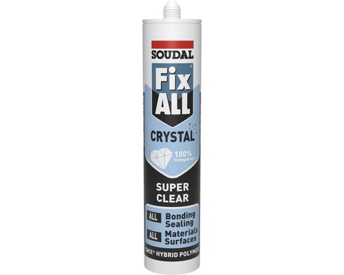 Adeziv Soudal Fix All Crystal transparent 290 ml