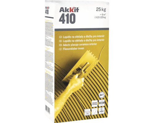 Adeziv standard pentru interior Akkit 410 pentru gresie si faianta 25 kg