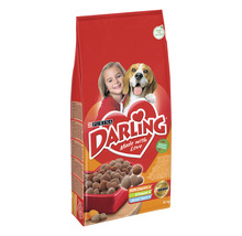 Hrană uscată pentru câini PURINA Darling cu pui și legume 15 kg-thumb-0
