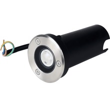 Spot încastrabil cu LED integrat Mon 1W 68 lumeni Ø67 mm, pentru exterior IP67, negru/gri-thumb-0
