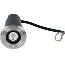 Spot încastrabil cu LED integrat Mon 1W 68 lumeni Ø67 mm, pentru exterior IP67, negru/gri-thumb-2