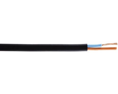 Cablu MYYUp (H03VVH2-F) 2x0,75 mm² negru, inel 100m-0