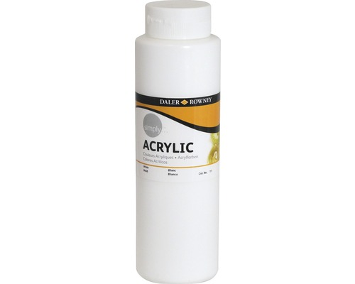 Culoare acrilică Simply alb 750 ml-0