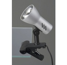 Lampă de birou Lock E14 max. 1x40W, argintiu-thumb-0