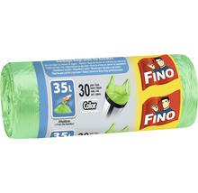 Saci menajeri Fino Color 35L 49x60 cm, cu mânere, rolă 30 bucăți-thumb-0