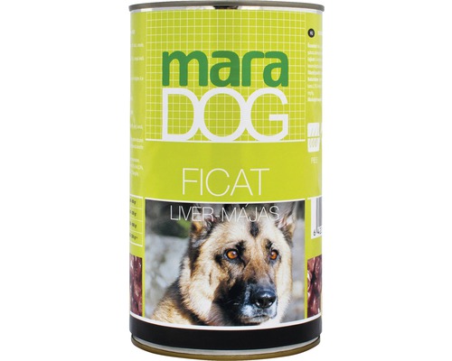 Hrană umedă pentru câini Maradog cu ficat, 1.25 kg