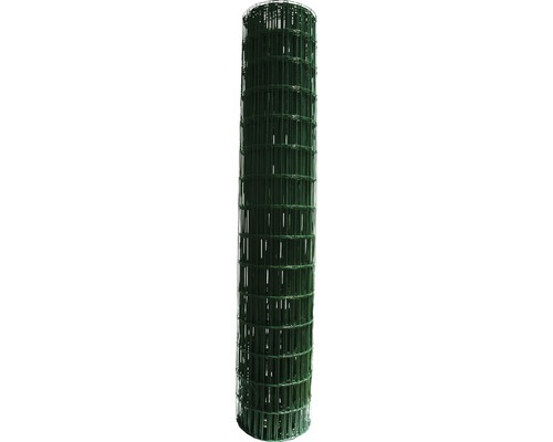 Plasă gard zincată plastifiată Europlast 1,8x25 m verde-0