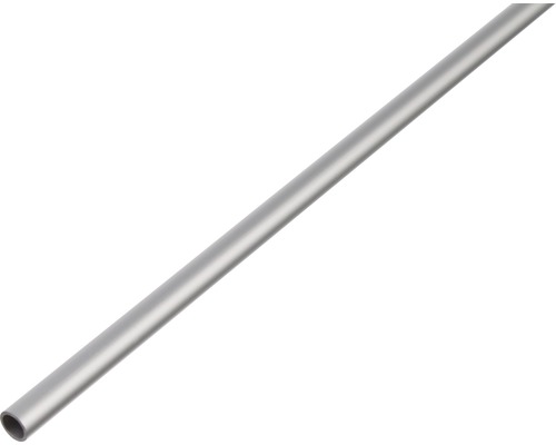 Țeavă aluminiu rotundă Alberts Ø30x2 mm, lungime 1m, argintiu, eloxată