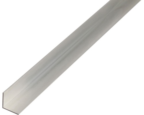 Cornier aluminiu Alberts 30x30x2 mm, lungime 2,6m, argintiu, eloxat