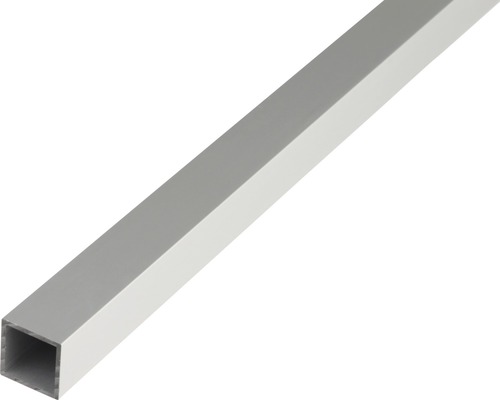 Țeavă aluminiu pătrată Alberts 20x20x1,5 mm, lungime 2,6m, eloxată-0