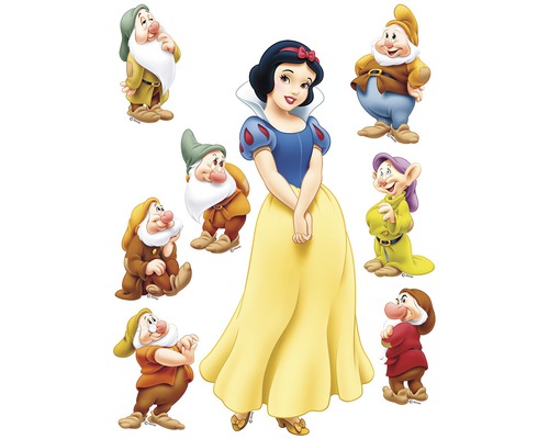 Sticker Snow White 65X85 cm