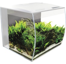 Set acvariu Fluval Flex, 34 l, cu iluminare LED, filtru, pompa, fara dulap inferior inclus, alb-thumb-0