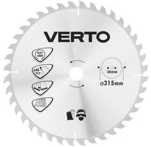 Disc fierăstrău circular Verto Ø315x2x30 mm 40 dinți, incl. inele reductoare-thumb-0