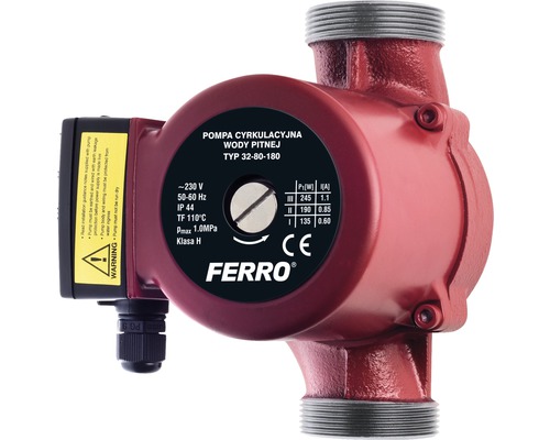 Pompă de circulație pentru apă potabilă Ferro 32-80 180