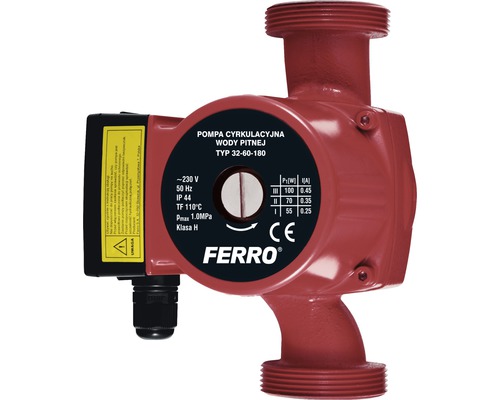 Pompă de circulație pentru apă potabilă Ferro 32-60 180
