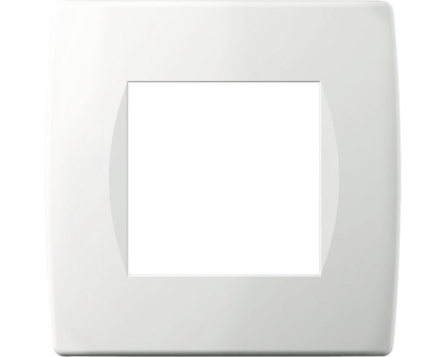 Ramă aparataje TEM Soft 2 module, alb