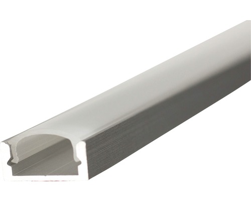Profil aluminiu cu autoadeziv LP7 2m pentru benzi LED, incl. capace și abajur difuzor