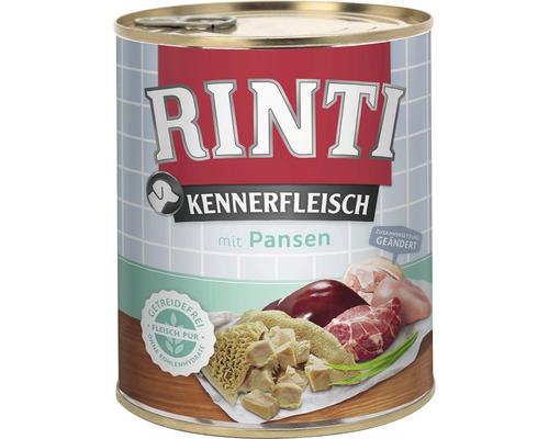 Hrană umedă pentru câini Rinti Rumen 1 pachet 12x800 g
