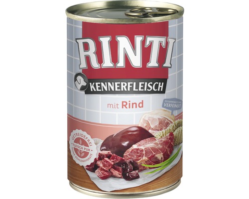 Hrană umedă pentru câini Rinti cu vită 1 pachet 24x400 g