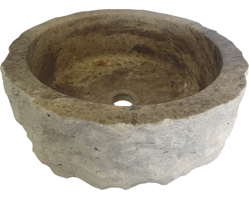 Lavoar rotund din piatră naturală Orbicular 40,6x40,6x15 cm-0