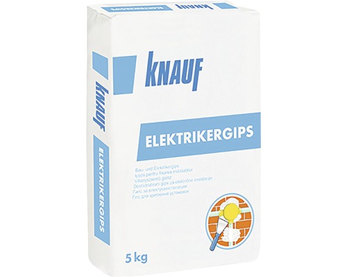 Ipsos Knauf Elektrikergips pentru fixarea instalațiilor electrice 5 kg