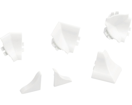 Set accesorii Rehau pentru plintă antistrop albă