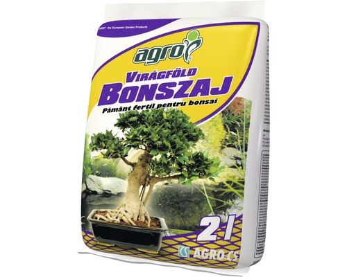 Pământ fertil pentru bonsai Agro 2 l
