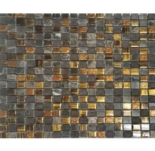 Mozaic sticlă MPX 1508 mix maro 30x30 cm-thumb-0