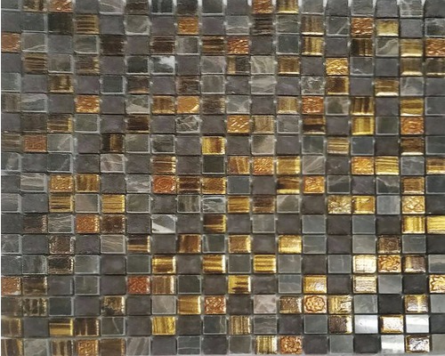 Mozaic sticlă MPX 1508 mix maro 30x30 cm-0
