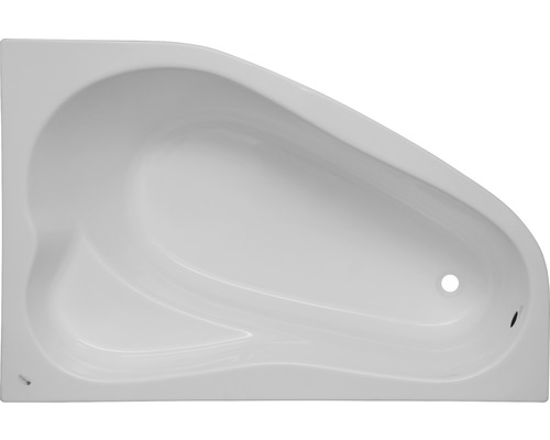 Cadă de baie asimetrică pe colţ Belform Mistika 100x170x62 cm colț stânga acril alb 27CB0031