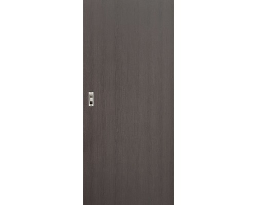 Foaie de ușă Classen wenge N1 MDF 203,5x84,4 cm glisantă cu decupaj pentru mâner metalic