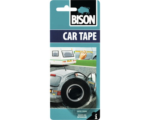 Bandă adezivă pentru auto Bison Car Tape neagră 19 mm x 1,5 m