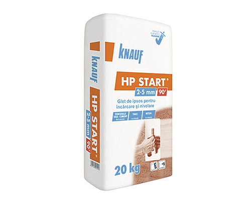 Glet de ipsos Knauf HP Start pentru încărcare și nivelare 20 kg alb