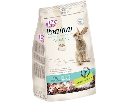 Hrană uscată premiumă Lolo pentru iepuri, 900 g-0