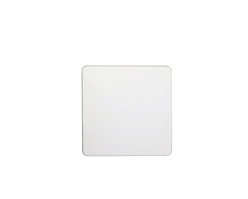 REIKA Placă montaj Ovaro pentru accesorii magnetice 12x12 cm inox lucios
