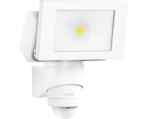 Proiector cu LED integrat Steinel LS150 14,7W 1375 lumeni IP44, senzor de mișcare, lumină neutră, alb