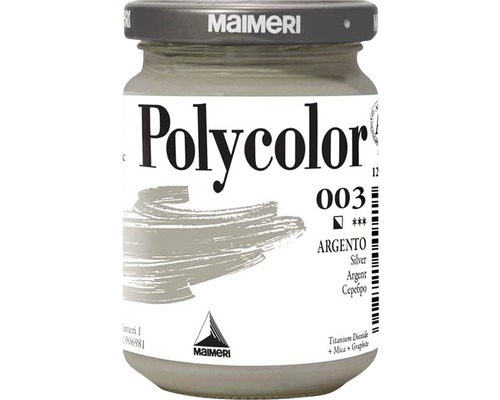 Culoare vinilică Polycolor 003 Silver 140 ml