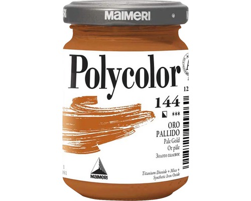 Culoare vinilică Polycolor 144 Pale Gold 140 ml-0
