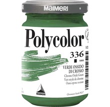 Culoare vinilică Polycolor 336 Chrome Oxide Green 140 ml-thumb-0