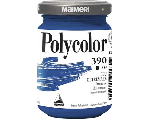 Culoare vinilică Polycolor 390 Ultramarine 140 ml-0